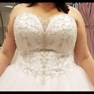 David’s Bridal wedding dress